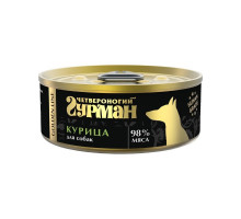 Четвероногий Гурман Golden line курица натуральная в желе для собак 100 г x 24 шт