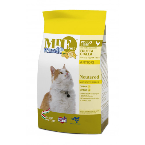 Forza10 Mr Fruit Neutered сухой корм для стерилизованных кошек на основе курицы