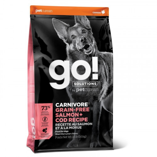 GO! Carnivore GF Salmon + Cod - беззерновой корм для собак всех возрастов c лососем и треской
