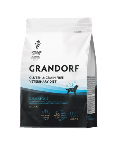 GRANDORF VETERINARY DIET Dog DERMATOSIS сухой диетический корм для собак с заболеваниями кожи