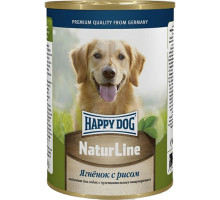 Happy Dog консервы для взрослых собак с ягненком и рисом - 410 г х 20 шт