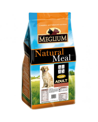 Meglium Adult Gold сухой корм для взрослых собак с говядиной и курицей