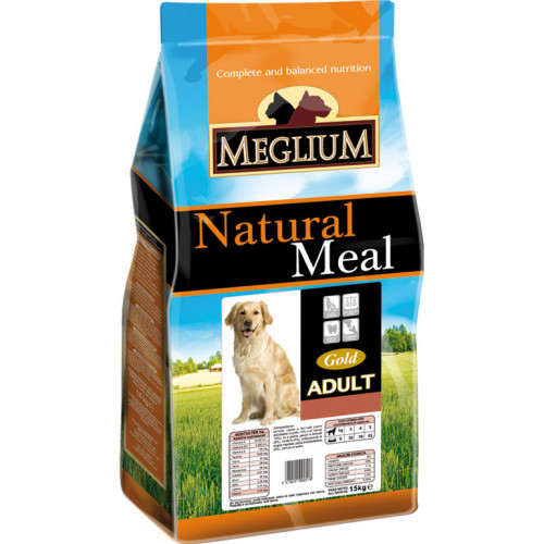 Meglium Adult Gold сухой корм для взрослых собак с говядиной и курицей