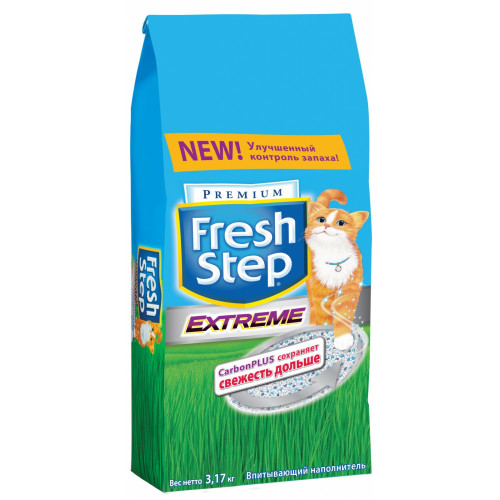 Наполнитель Fresh Step Extreme впитывающий с тройным запахом