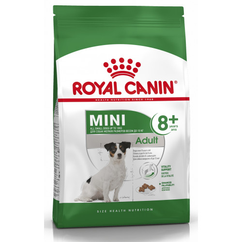 Royal Canin Mini Adult 8+ сухой корм взрослых для собак мелких пород старше 8 лет